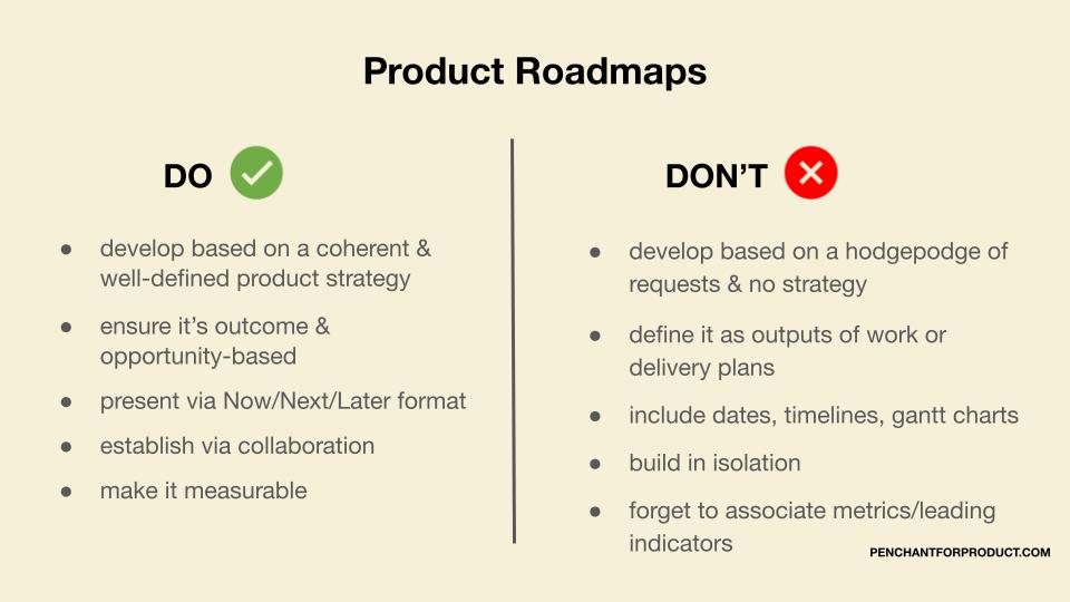 Outcomes Plus Outputs Communicate Product Strategy - Penchant For Product